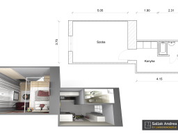We Design It - Room-kitchen in luxury design